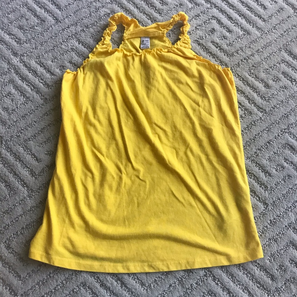 Zara Kids Yellow sleeveless top - size 9/10